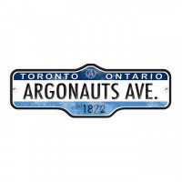 STREET SIGN - CFL - TORONTO ARGONAUTS 